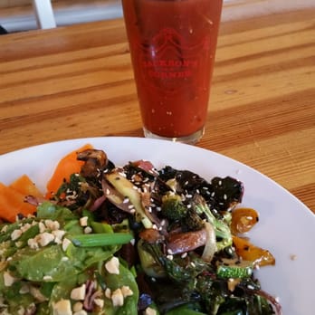 Jackson's Corner - Thai salad with hoisin sauced roasted veggies and fresh bloody mary....heavenly - Sandwiches Near Me - Bend, Oregon