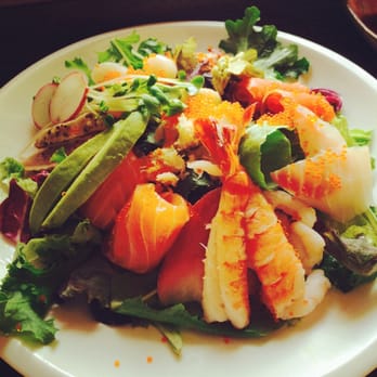 Shinobi Sushi - Shinobi's seafood salad. By far the best seafood salad I've had! - Japanese Near Me - Maple Ridge, British Columbia