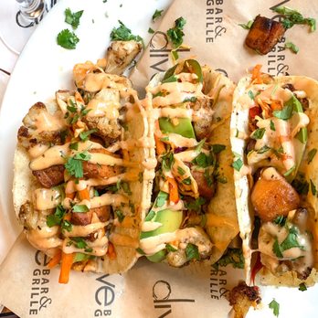 Dive Bar & Grill - Sweet Potato and Cauli Tacos - Dive Bars Near Me - Pittsburgh, Pennsylvania