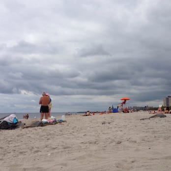 Brighton Beach - Cloudy day with cool breeze - Beaches Near Me - Brooklyn, New York