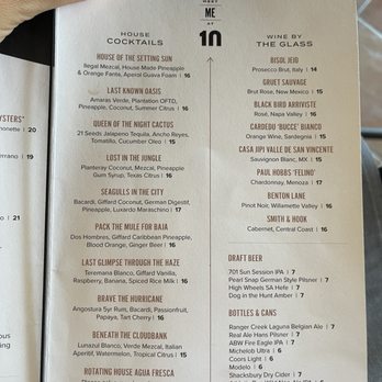 Tenfold Rooftop - Menu - Cocktail Bars Near Me - San Antonio, Texas