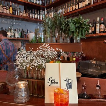 The Gin Joint - My wonderful Negroni in the Gin Joint. So many fresh herbs, like a garden in here - Cocktail Bars Near Me - Charleston, South Carolina The Gin Joint - My wonderful Negroni in the Gin Joint. So many fresh herbs, like a garden in here - Cocktail Bars Near Me - Charleston, South Carolina