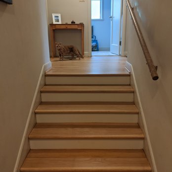 Pro Tech Hardwood Floor Service - the stairs leading to the second floor - Flooring Near Me - Shoreline, Washington Pro Tech Hardwood Floor Service - the stairs leading to the second floor - Flooring Near Me - Shoreline, Washington