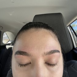 North Park Eyebrow Threading - My eyebrows after they are threaded