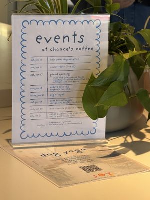 Menu photo 4 Chance’s Coffee San Diego, CA Menu photo 4 Chance’s Coffee San Diego, CA