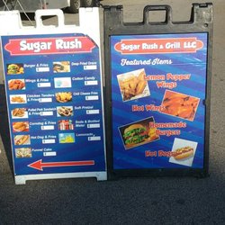 Food Truck Tasty Tuesdays - Sugar Rush menu.