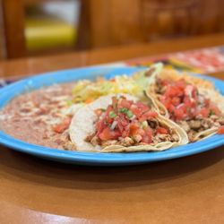 La Hacienda Mexican Grill - Two item combo: pollo asado soft tacos.