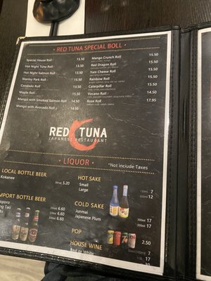 Menu photo 5 Red Tuna Vancouver, BC