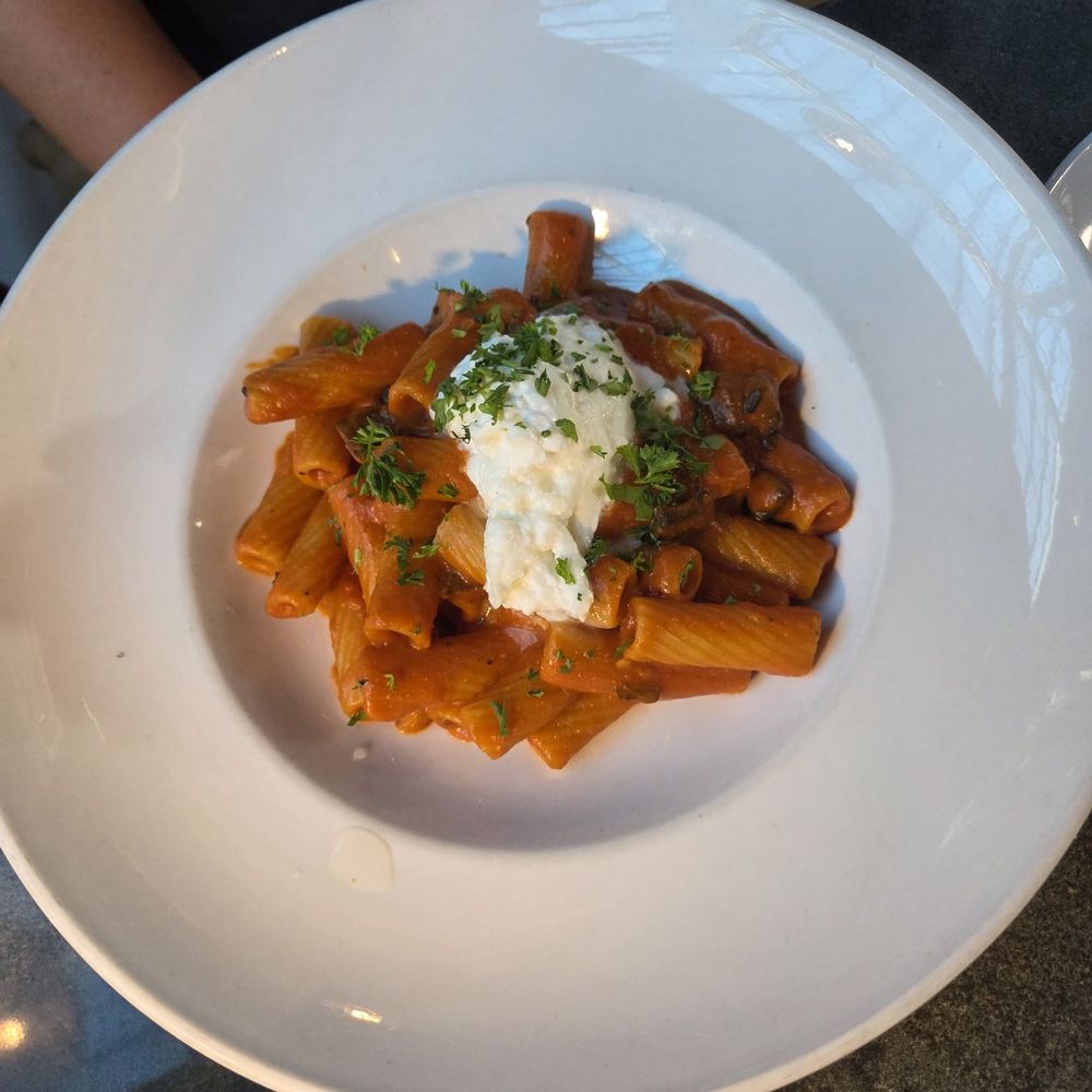 Ambrogio15 Del Mar - Pasta w/burrata, July 2026. - Italian Near Me - San Diego, California Ambrogio15 Del Mar - Pasta w/burrata, July 2026. - Italian Near Me - San Diego, California
