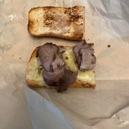 Steak and white cheddar panini Steak and white cheddar panini