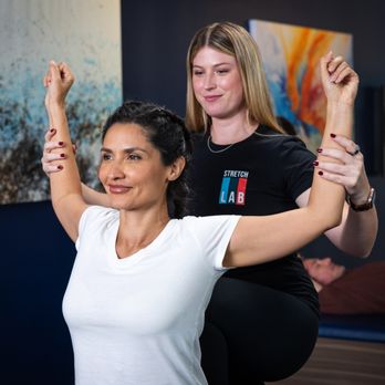StretchLab - Open your chest and improve your movement with 1-on-1 assisted stretching for better posture at StretchLab. - Fitness & Instruction Near Me - Newtown, Pennsylvania StretchLab - Open your chest and improve your movement with 1-on-1 assisted stretching for better posture at StretchLab. - Fitness & Instruction Near Me - Newtown, Pennsylvania
