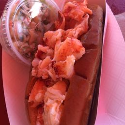 Lobster Roll with hot butter