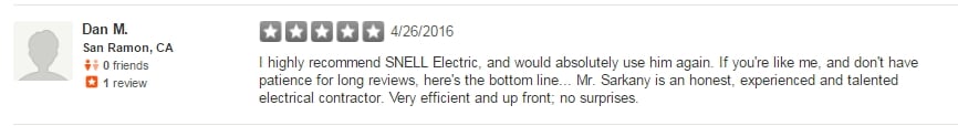 Slide of Snell Electric