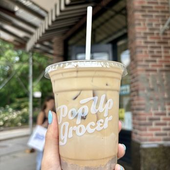 Pop Up Grocer - Peanut Butter Banana Latte - Grocery Near Me - New York, New York