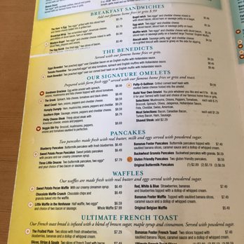 Eggs Up Grill - Menu from Eggs Up - Breakfast & Brunch Near Me - Myrtle Beach, South Carolina
