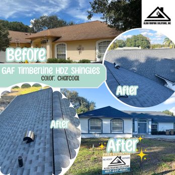Align Roofing Solutions - Fresh new look for this recently purchased home! We gave the roof a full makeover! Out with the old, in with the new! - Roofing Near Me - Altamonte Springs, Florida