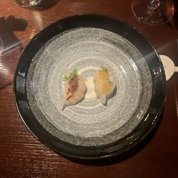 Empress by Boon - dumplings xo sauce crab roe - Cantonese Near Me - San Francisco, California Empress by Boon - dumplings xo sauce crab roe - Cantonese Near Me - San Francisco, California