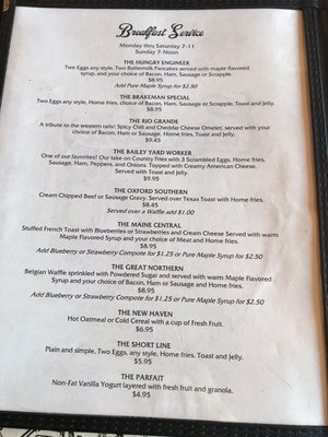 Menu photo 8 Casey Jones' Restaurant Ronks, PA