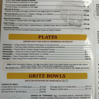 Gritz Cafe - Menu - Soul Food Near Me - Las Vegas, Nevada