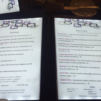 Grand Met - Light up menu - New American Near Me - Dallas, Texas