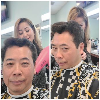 KC Barbershop - Happy client Happy stylish - Barbers Near Me - Herndon, Virginia KC Barbershop - Happy client Happy stylish - Barbers Near Me - Herndon, Virginia