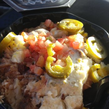 Maverik Adventure's First Stop - People, seriously. This is damn good brekkies! This is a chile verde breakfast bowl  made with potatoes, cheese, sausage and pure love! - Gas Stations Near Me - Sparks, Nevada