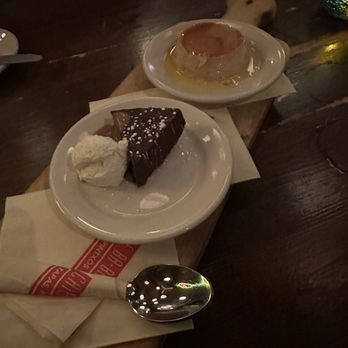 Cafe Ba-Ba-Reeba! - Seasonal Flan and Chocolate Truffle Cake - Spanish Near Me - Chicago, Illinois Cafe Ba-Ba-Reeba! - Seasonal Flan and Chocolate Truffle Cake - Spanish Near Me - Chicago, Illinois