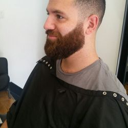 Fade Haircut and Beard Trim by Mike