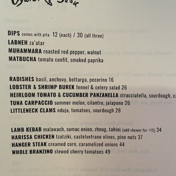 Sami & Susu - Menu - Mediterranean Near Me - New York, New York Sami & Susu - Menu - Mediterranean Near Me - New York, New York