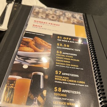 The Boulder Tap House - the menu for the restaurant - Burgers Near Me - St Cloud, Minnesota The Boulder Tap House - the menu for the restaurant - Burgers Near Me - St Cloud, Minnesota