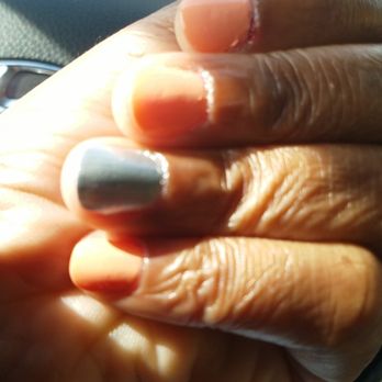 French Nails - Same day of manicure. Bleeding cuticles - Nail Salons Near Me - Libertyville, Illinois French Nails - Same day of manicure. Bleeding cuticles - Nail Salons Near Me - Libertyville, Illinois