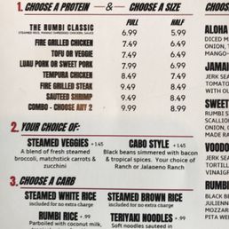 a menu for a bowl of noodles