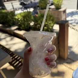 Iced coconut orange latte Iced coconut orange latte