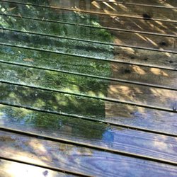 Family Man Window Cleaning - What a pressure wash can do for a deck