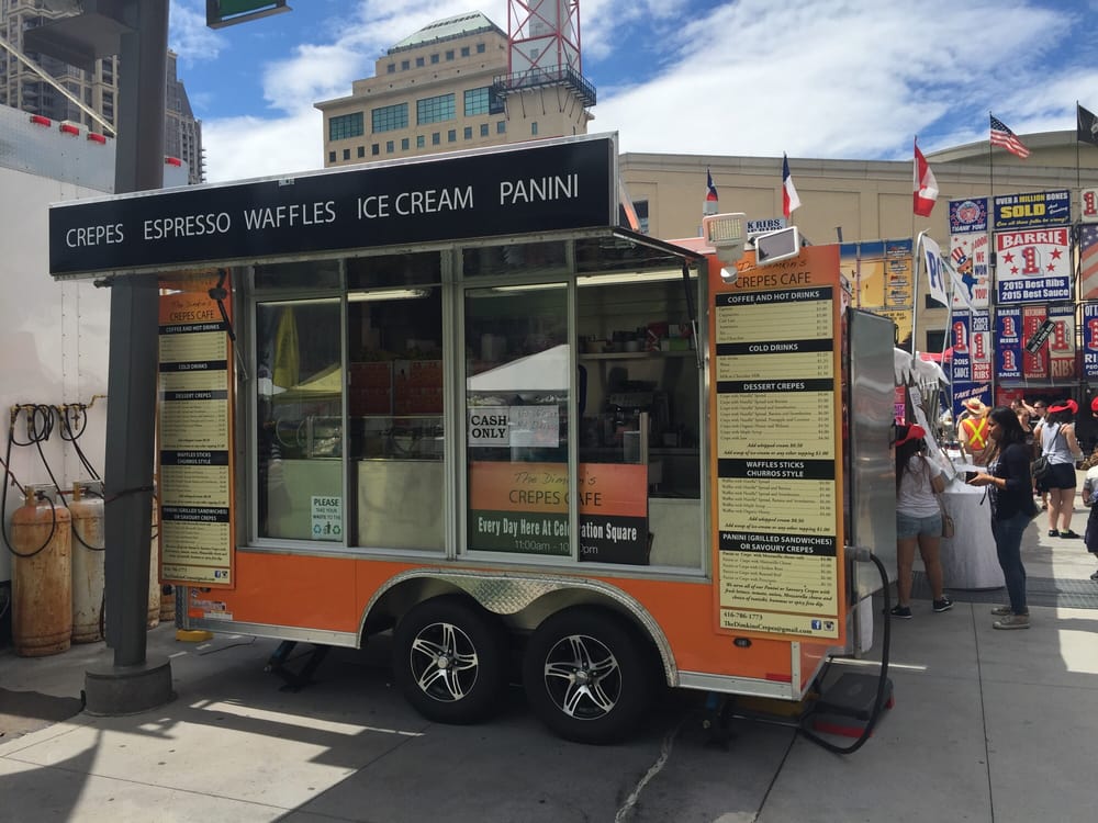 The Dimkin's Crepes Logo