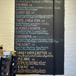 Menu: Specialty Sandwiches