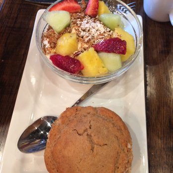 First Watch - The fresh vanilla yogurt with fresh fruit and granola and a large banana nut muffin! - Breakfast & Brunch Near Me - Pittsburgh, Pennsylvania First Watch - The fresh vanilla yogurt with fresh fruit and granola and a large banana nut muffin! - Breakfast & Brunch Near Me - Pittsburgh, Pennsylvania