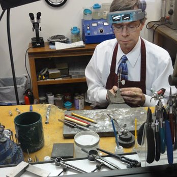David LeBlanc - At the workbench - Jewelry Repair Near Me David LeBlanc - At the workbench - Jewelry Repair Near Me