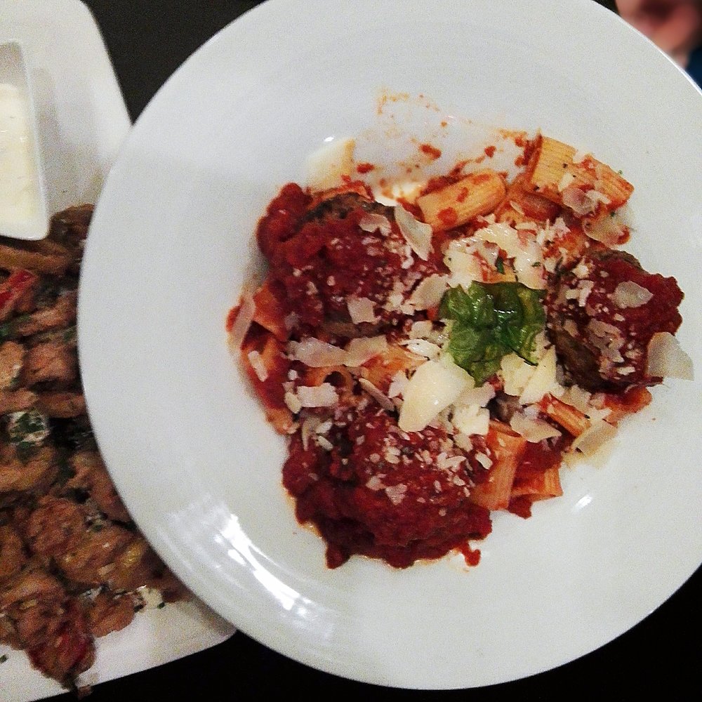 BLU Jazz+ - a plate of pasta and meatballs - Jazz & Blues Near Me - Akron, Ohio BLU Jazz+ - a plate of pasta and meatballs - Jazz & Blues Near Me - Akron, Ohio