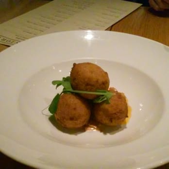 The Promontory - Sweet corn hushpuppies - good flavor, little gummy - Bars Near Me - Chicago, Illinois The Promontory - Sweet corn hushpuppies - good flavor, little gummy - Bars Near Me - Chicago, Illinois