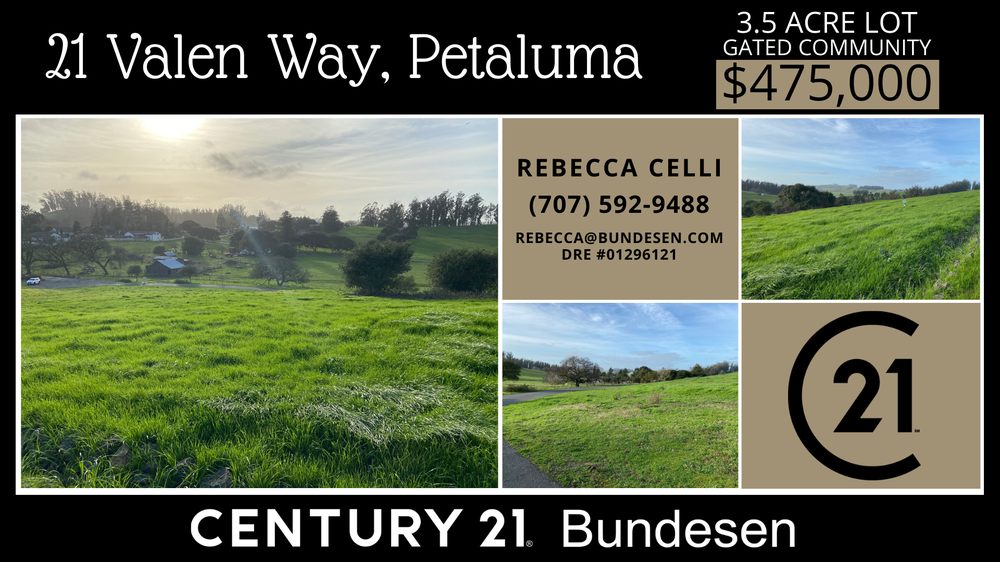 REBECCA CELLI CENTURY 21 BUNDESEN Contact Agent 616 Petaluma Blvd