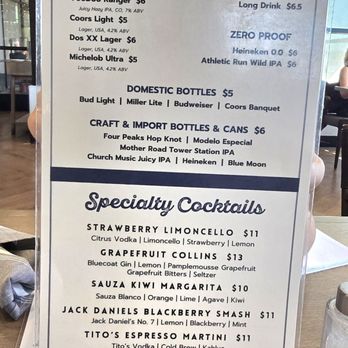 Maple & Rye - Alcohol menu. 3/28/2026 - Maple & Rye in Surprise, AZ. - Coffee & Tea Near Me - Surprise, Arizona