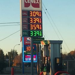 Museum General Cenex - Oct 2021 pump prices.