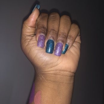 Nail Care Spa - Left hand look different from right.. notice the middle finger - Nail Salons Near Me - Atlanta, Georgia Nail Care Spa - Left hand look different from right.. notice the middle finger - Nail Salons Near Me - Atlanta, Georgia