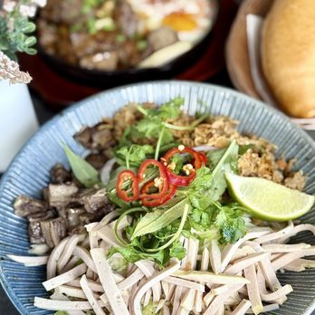 NEP Cafe - Irvine - ~ Bún Bò Huê Dry Noodles ~ $ 19 beef belly, pork roll, beef tongue, rau rǎm, vermicelli - Breakfast & Brunch Near Me - Irvine, California NEP Cafe - Irvine - ~ Bún Bò Huê Dry Noodles ~ $ 19 beef belly, pork roll, beef tongue, rau rǎm, vermicelli - Breakfast & Brunch Near Me - Irvine, California