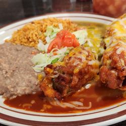 Abuelita's New Mexican Restaurant - Chile Relleno Plate #MyCameraEatsFirst