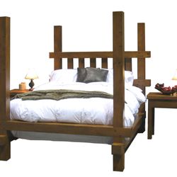 Furniture Design - Timber frame bed in alder