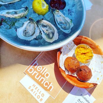 Hello, Sailor - East coast oysters on the half shell and hush puppies - Seafood Near Me - Cornelius, North Carolina
