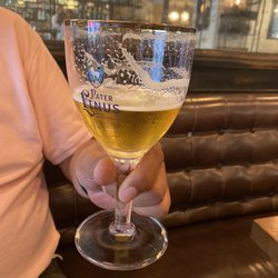 La Place - Beer in wine goblet