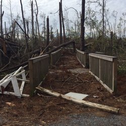 HG Harders Park - Park is open, but there is remaining debris damage to the surrounding trail.